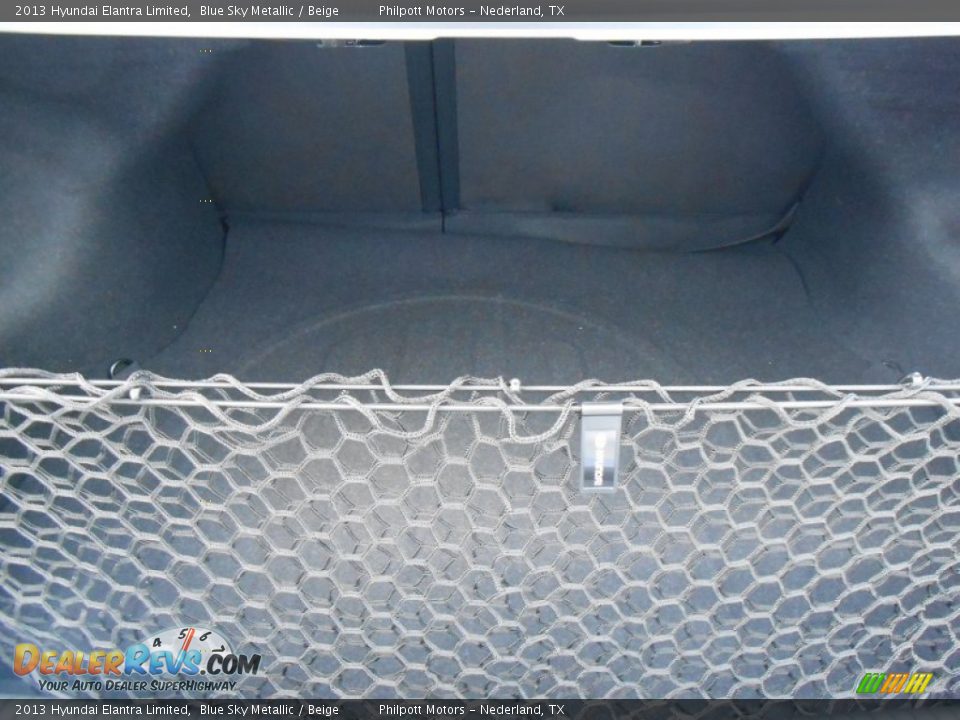 2013 Hyundai Elantra Limited Blue Sky Metallic / Beige Photo #16