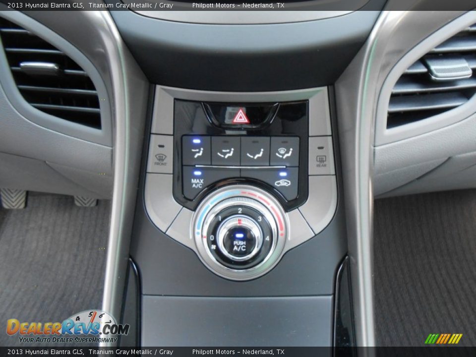 2013 Hyundai Elantra GLS Titanium Gray Metallic / Gray Photo #27