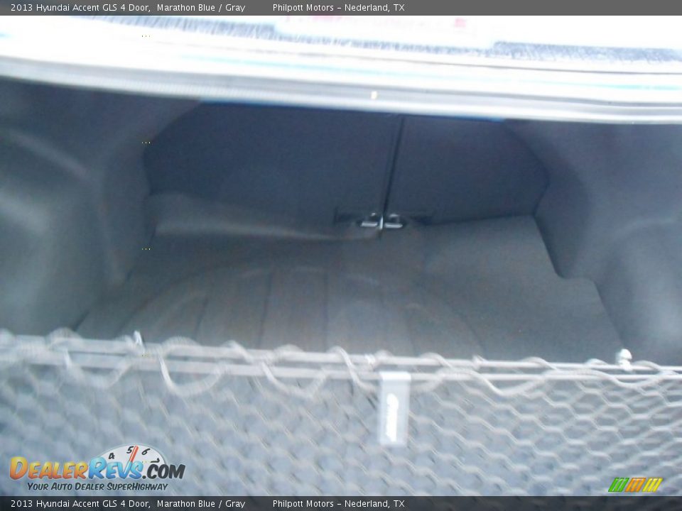 2013 Hyundai Accent GLS 4 Door Marathon Blue / Gray Photo #15