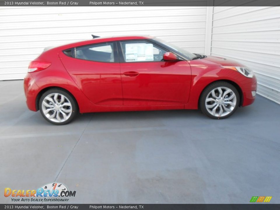 Boston Red 2013 Hyundai Veloster  Photo #3