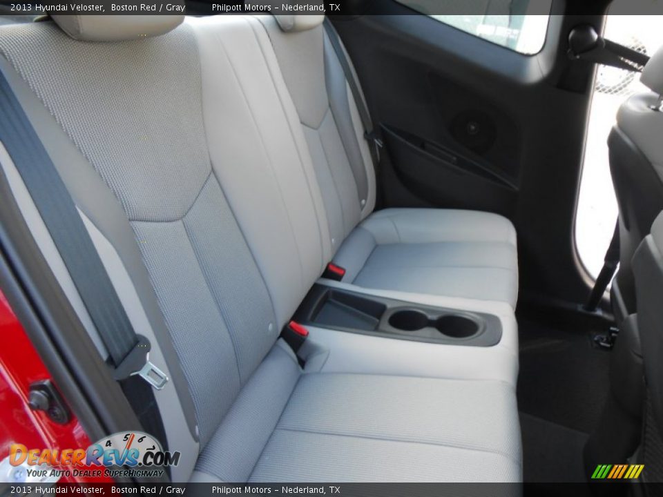 2013 Hyundai Veloster Boston Red / Gray Photo #20