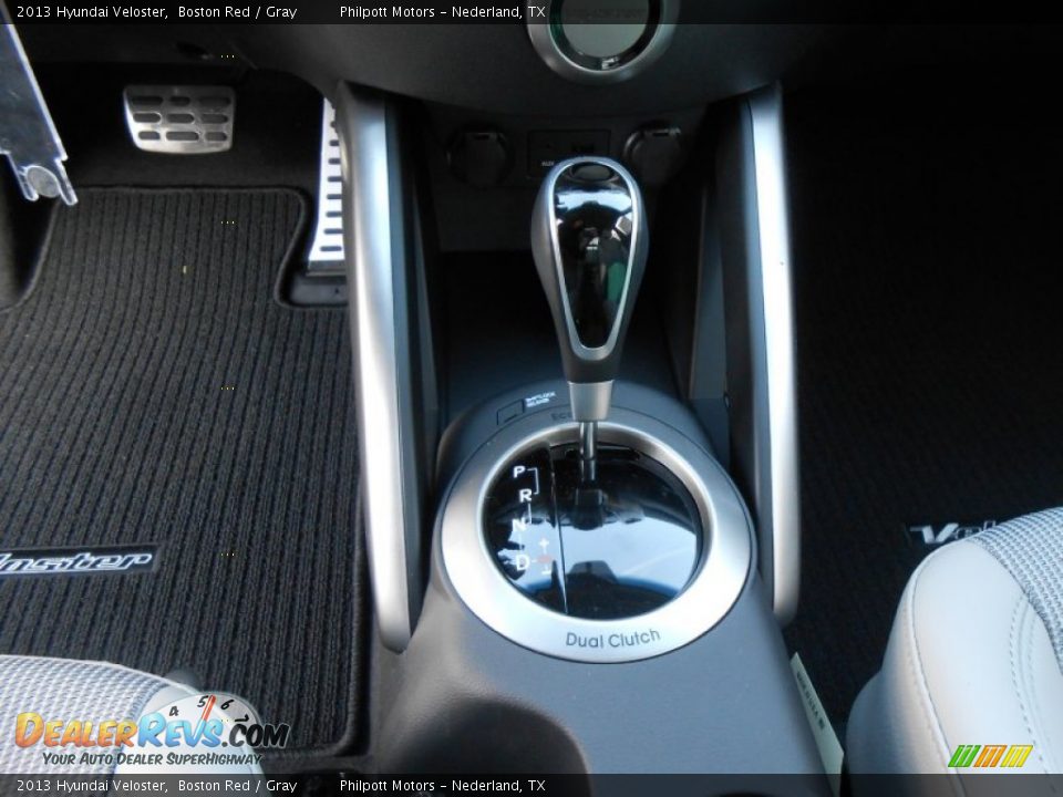 2013 Hyundai Veloster Boston Red / Gray Photo #29