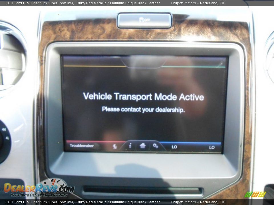 2013 Ford F150 Platinum SuperCrew 4x4 Ruby Red Metallic / Platinum Unique Black Leather Photo #31
