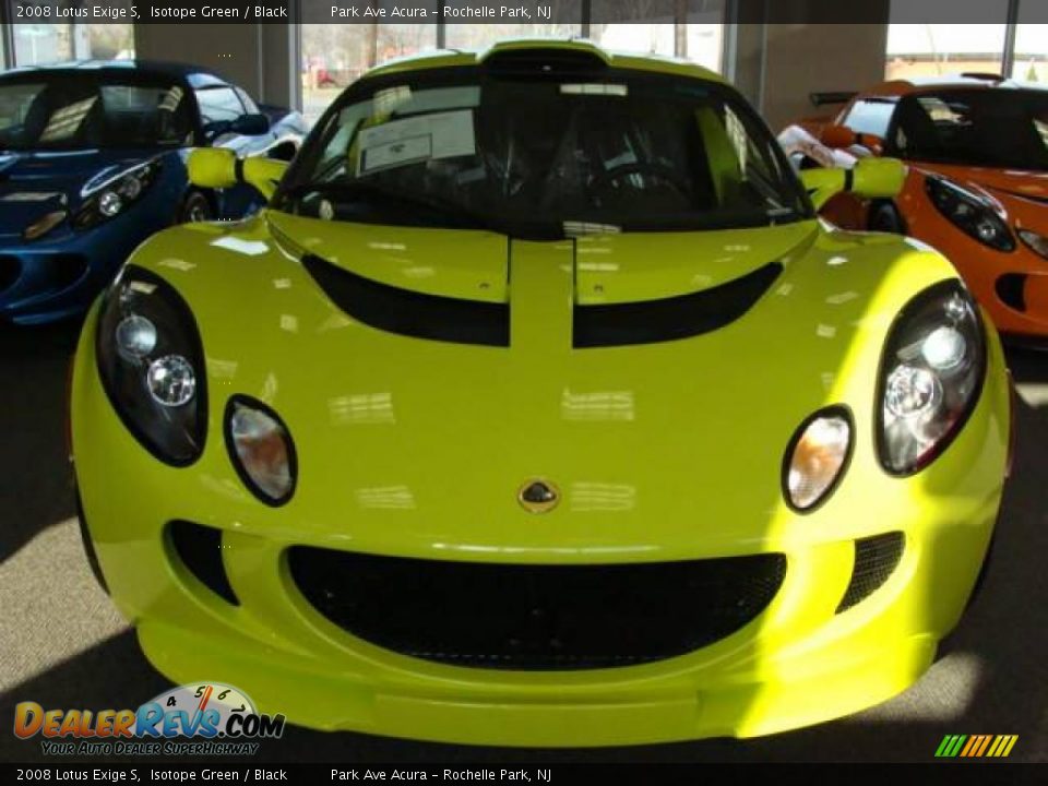 2008 Lotus Exige S Isotope Green / Black Photo #2