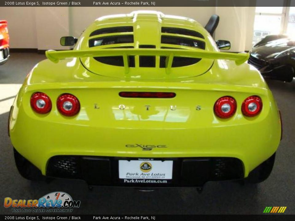 2008 Lotus Exige S Isotope Green / Black Photo #5