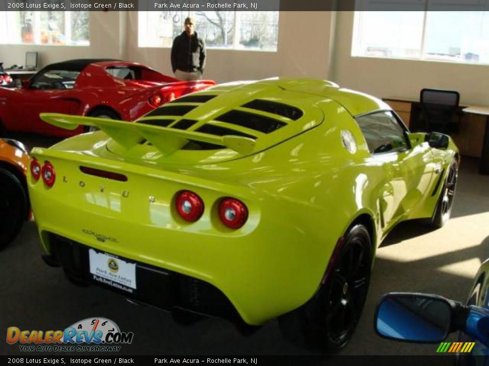2008 Lotus Exige S Isotope Green / Black Photo #6