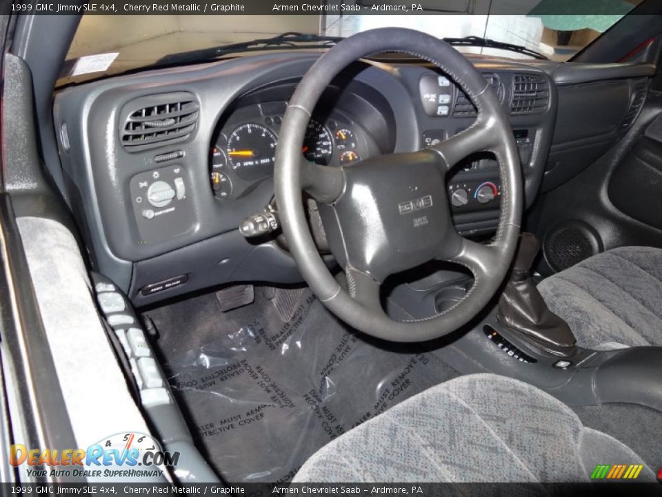 1999 GMC Jimmy SLE 4x4 Cherry Red Metallic / Graphite Photo #11