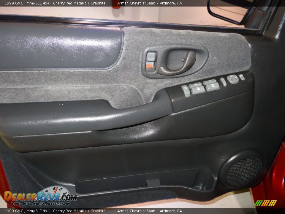 1999 GMC Jimmy SLE 4x4 Cherry Red Metallic / Graphite Photo #13