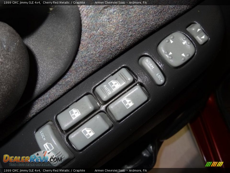 1999 GMC Jimmy SLE 4x4 Cherry Red Metallic / Graphite Photo #14