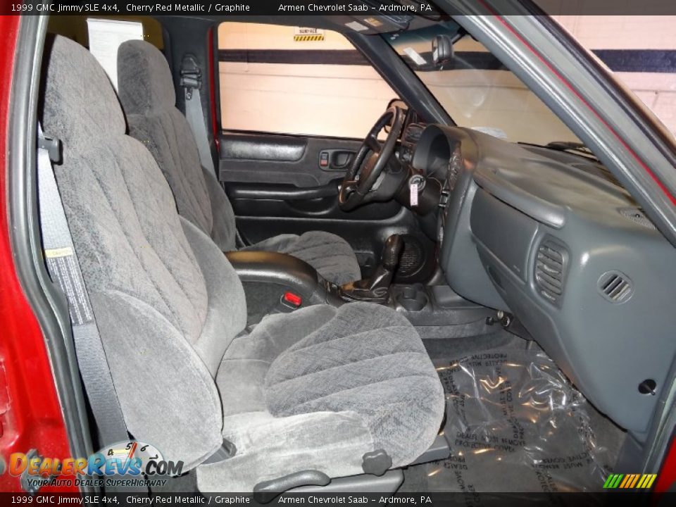 1999 GMC Jimmy SLE 4x4 Cherry Red Metallic / Graphite Photo #18