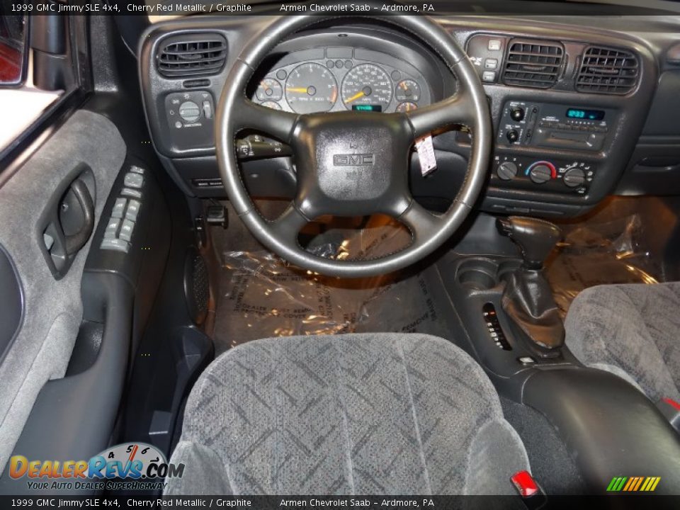 1999 GMC Jimmy SLE 4x4 Cherry Red Metallic / Graphite Photo #23