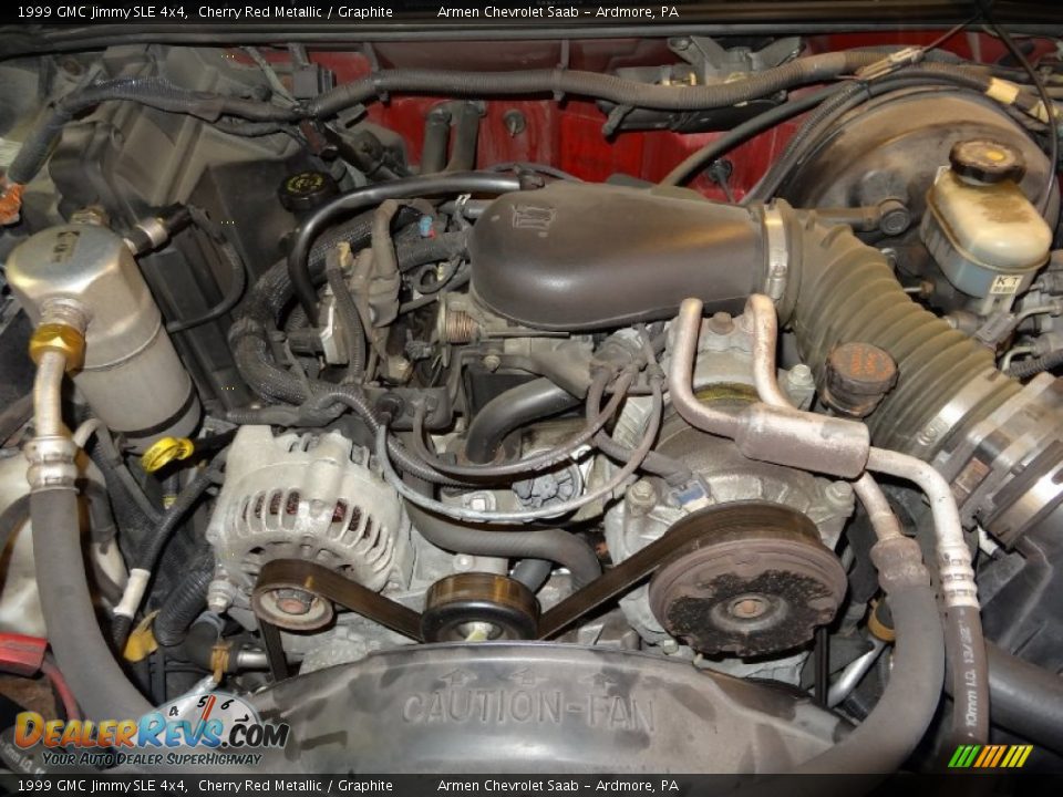 1999 GMC Jimmy SLE 4x4 Cherry Red Metallic / Graphite Photo #24