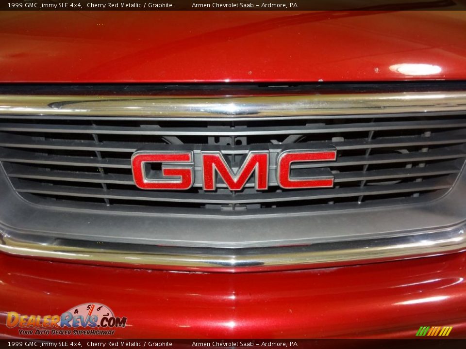 1999 GMC Jimmy SLE 4x4 Cherry Red Metallic / Graphite Photo #25