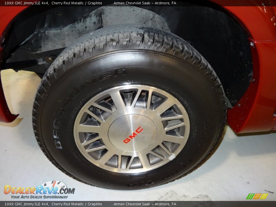 1999 GMC Jimmy SLE 4x4 Cherry Red Metallic / Graphite Photo #26