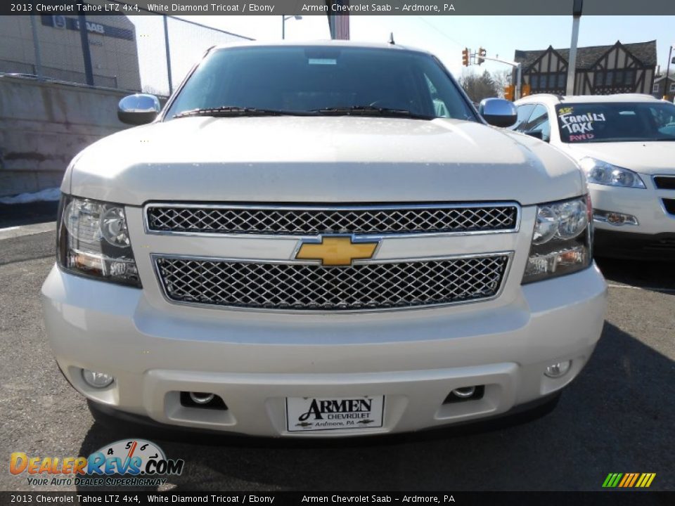 2013 Chevrolet Tahoe LTZ 4x4 White Diamond Tricoat / Ebony Photo #2