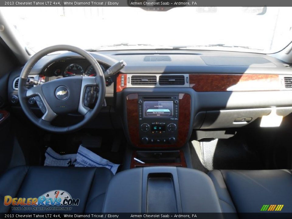 2013 Chevrolet Tahoe LTZ 4x4 White Diamond Tricoat / Ebony Photo #10