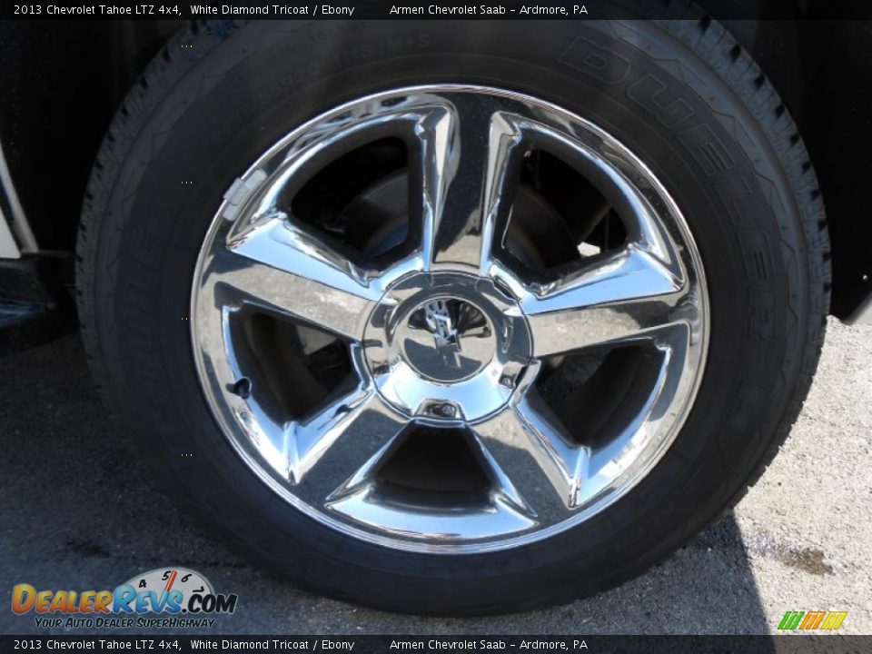2013 Chevrolet Tahoe LTZ 4x4 White Diamond Tricoat / Ebony Photo #11