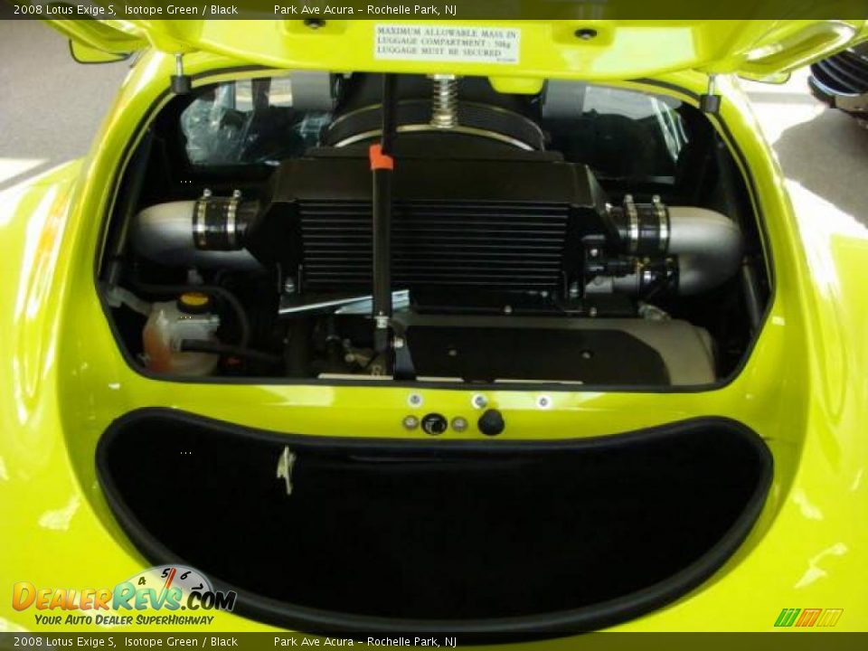 2008 Lotus Exige S 1.8 Liter Supercharged DOHC 16-Valve VVT 4 Cylinder Engine Photo #15
