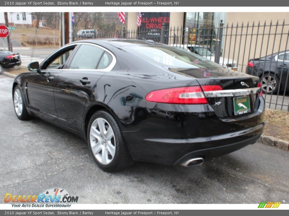 2010 Jaguar XF Sport Sedan Ebony Black / Barley Photo #4