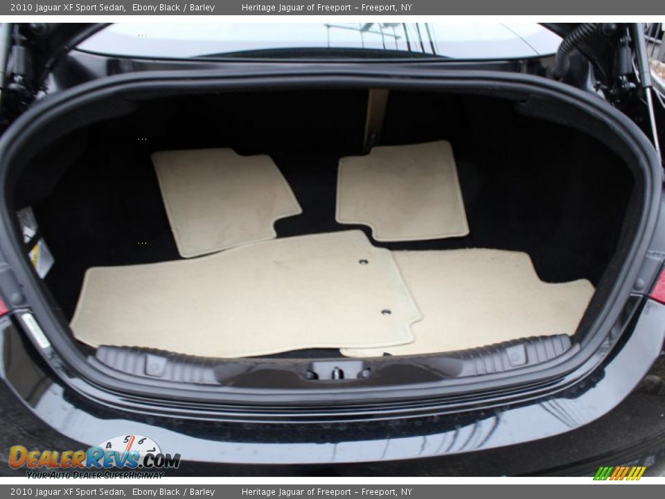 2010 Jaguar XF Sport Sedan Ebony Black / Barley Photo #15