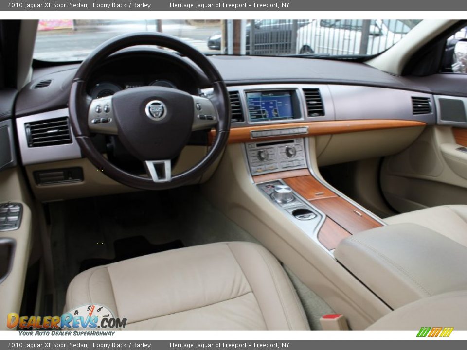 2010 Jaguar XF Sport Sedan Ebony Black / Barley Photo #27