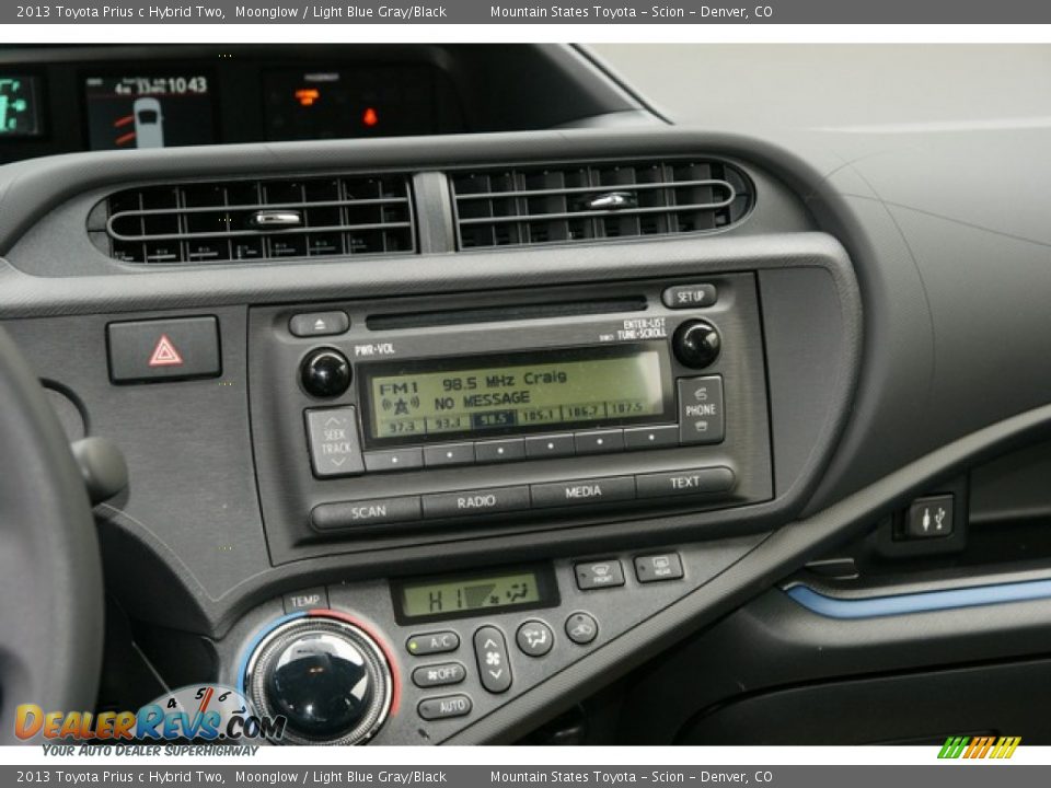 Controls of 2013 Toyota Prius c Hybrid Two Photo #6