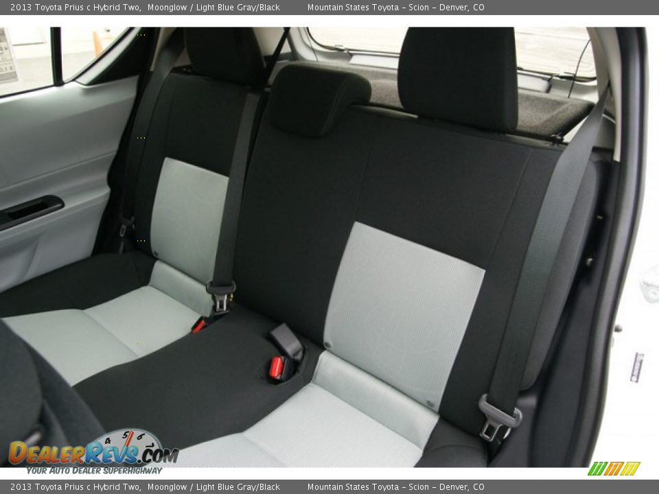 Rear Seat of 2013 Toyota Prius c Hybrid Two Photo #7