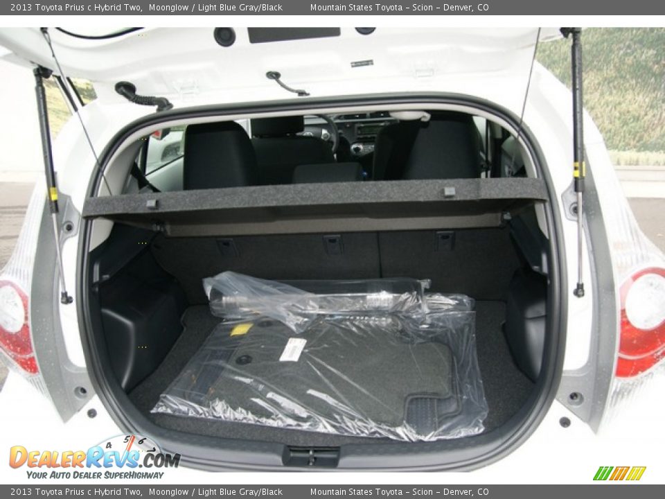 2013 Toyota Prius c Hybrid Two Moonglow / Light Blue Gray/Black Photo #8