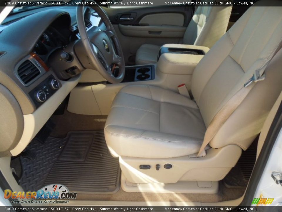 2009 Chevrolet Silverado 1500 LT Z71 Crew Cab 4x4 Summit White / Light Cashmere Photo #8
