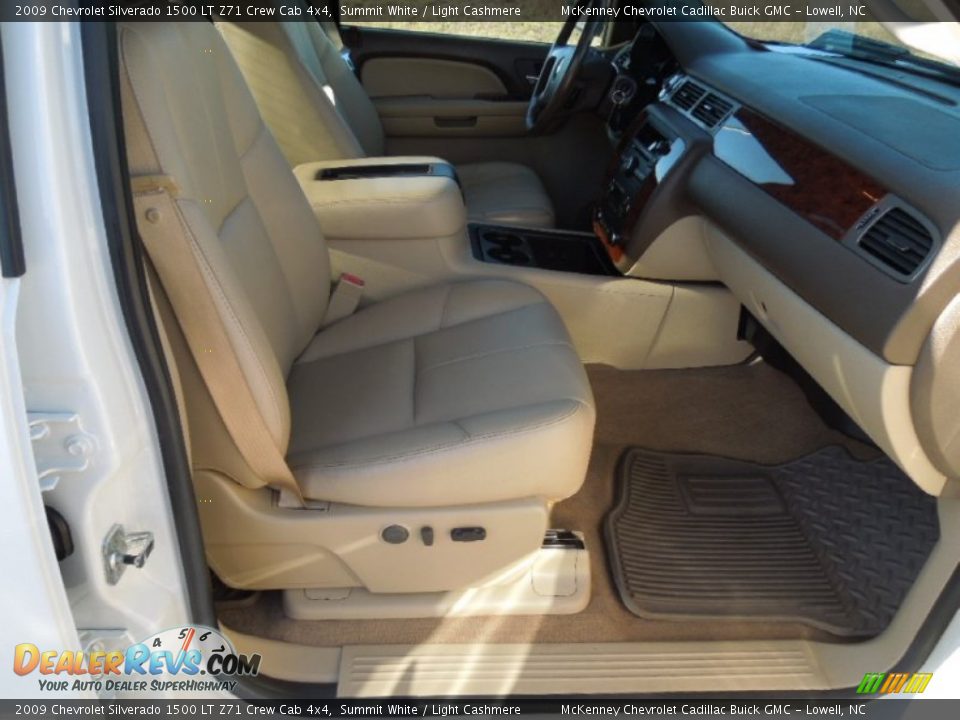 2009 Chevrolet Silverado 1500 LT Z71 Crew Cab 4x4 Summit White / Light Cashmere Photo #18