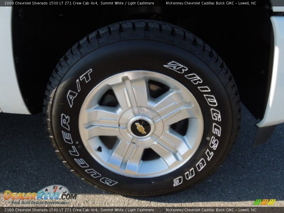 2009 Chevrolet Silverado 1500 LT Z71 Crew Cab 4x4 Summit White / Light Cashmere Photo #21