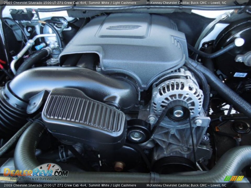 2009 Chevrolet Silverado 1500 LT Z71 Crew Cab 4x4 Summit White / Light Cashmere Photo #22