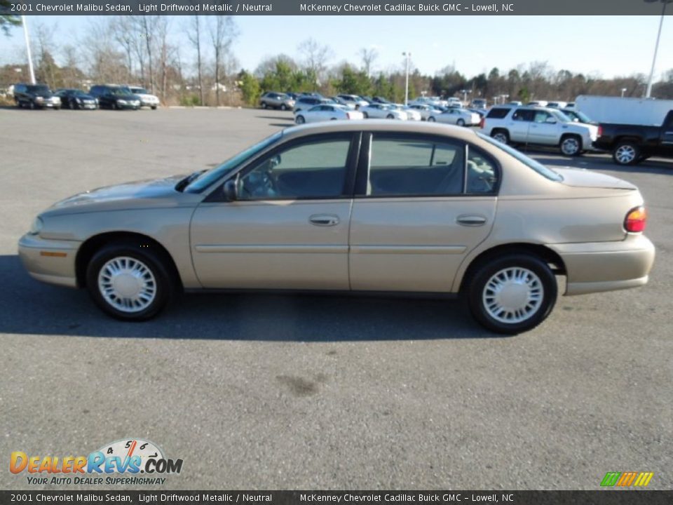 2001 Chevrolet Malibu Sedan Light Driftwood Metallic / Neutral Photo #3