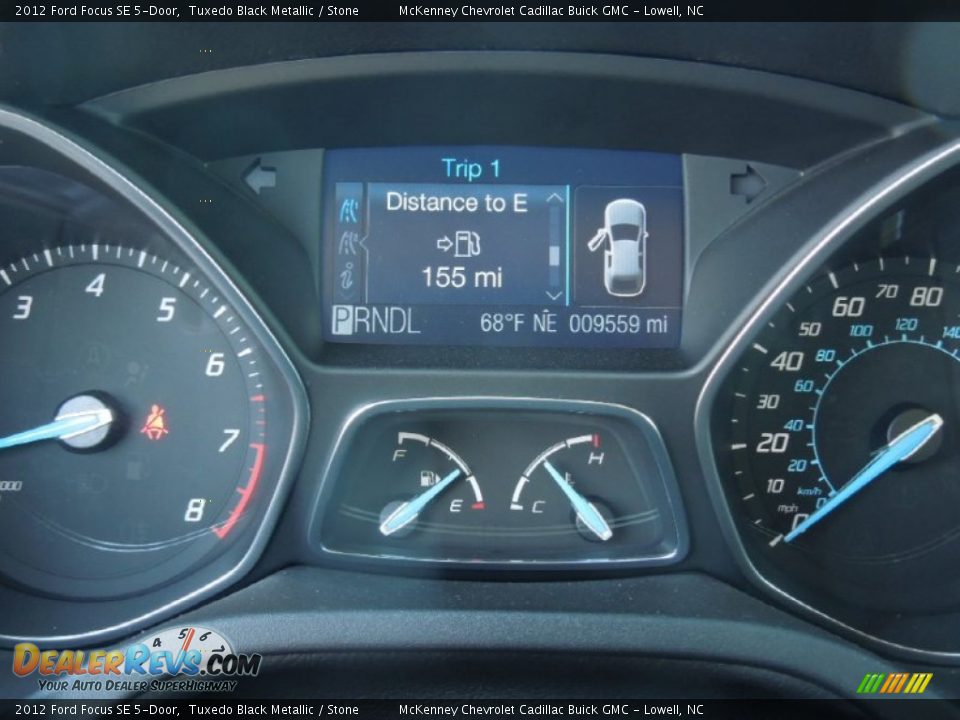 2012 Ford Focus SE 5-Door Tuxedo Black Metallic / Stone Photo #17
