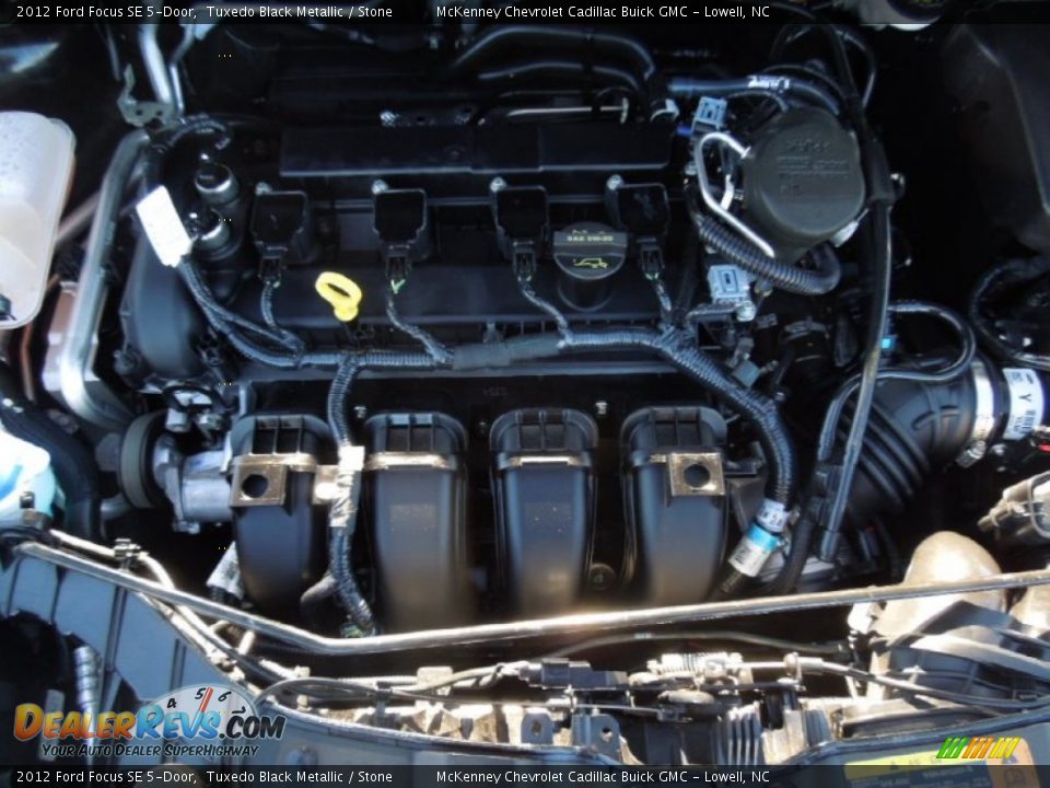 2012 Ford Focus SE 5-Door Tuxedo Black Metallic / Stone Photo #23