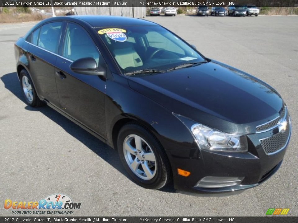 2012 Chevrolet Cruze LT Black Granite Metallic / Medium Titanium Photo #2