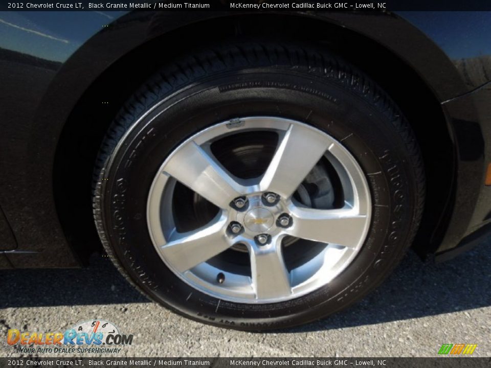 2012 Chevrolet Cruze LT Black Granite Metallic / Medium Titanium Photo #21