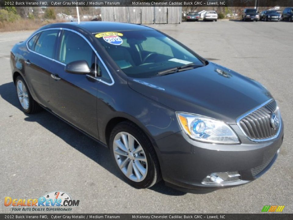 2012 Buick Verano FWD Cyber Gray Metallic / Medium Titanium Photo #2