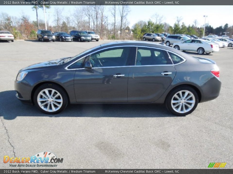 2012 Buick Verano FWD Cyber Gray Metallic / Medium Titanium Photo #3