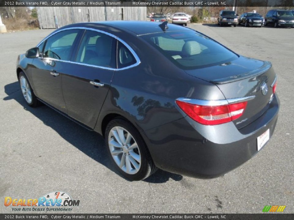 2012 Buick Verano FWD Cyber Gray Metallic / Medium Titanium Photo #4