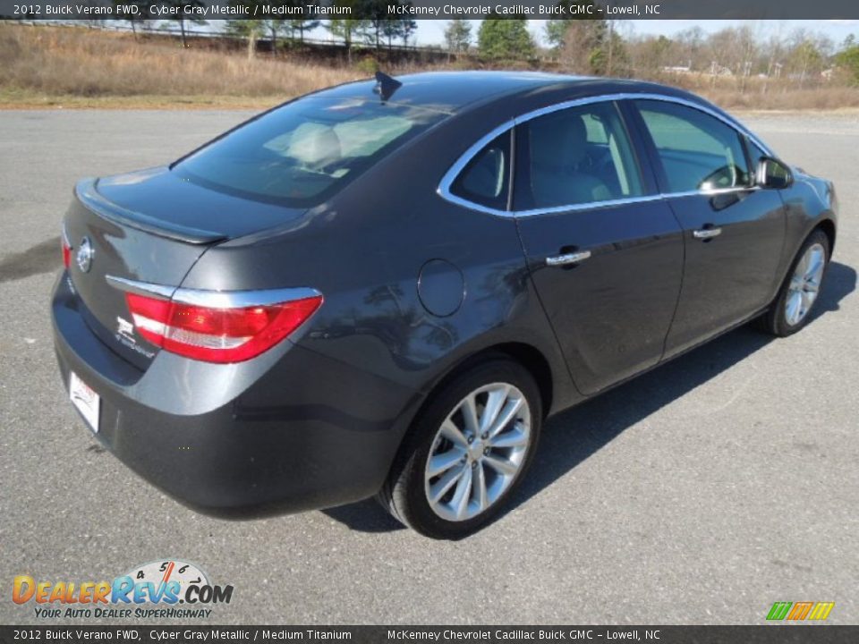 2012 Buick Verano FWD Cyber Gray Metallic / Medium Titanium Photo #5