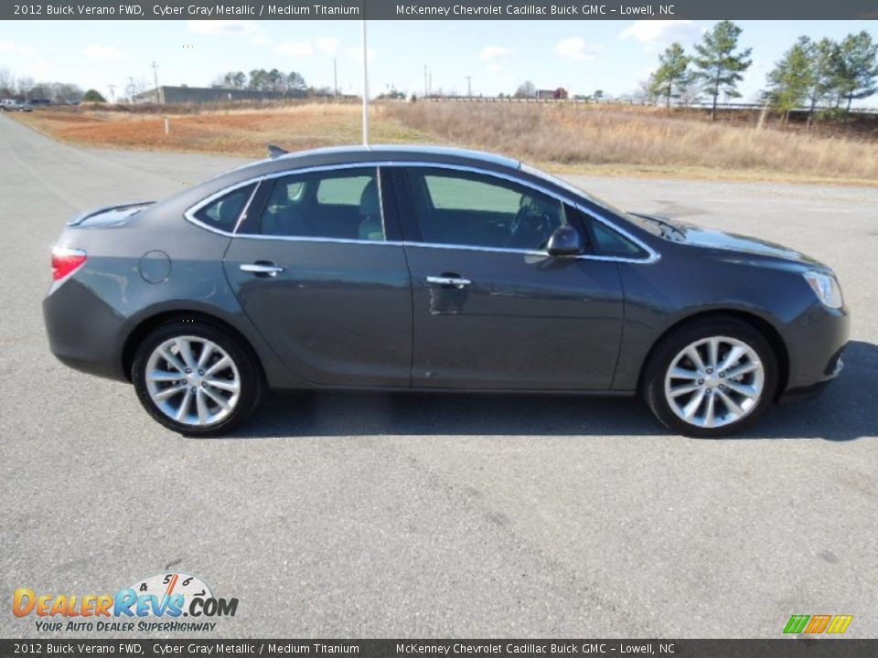 2012 Buick Verano FWD Cyber Gray Metallic / Medium Titanium Photo #6