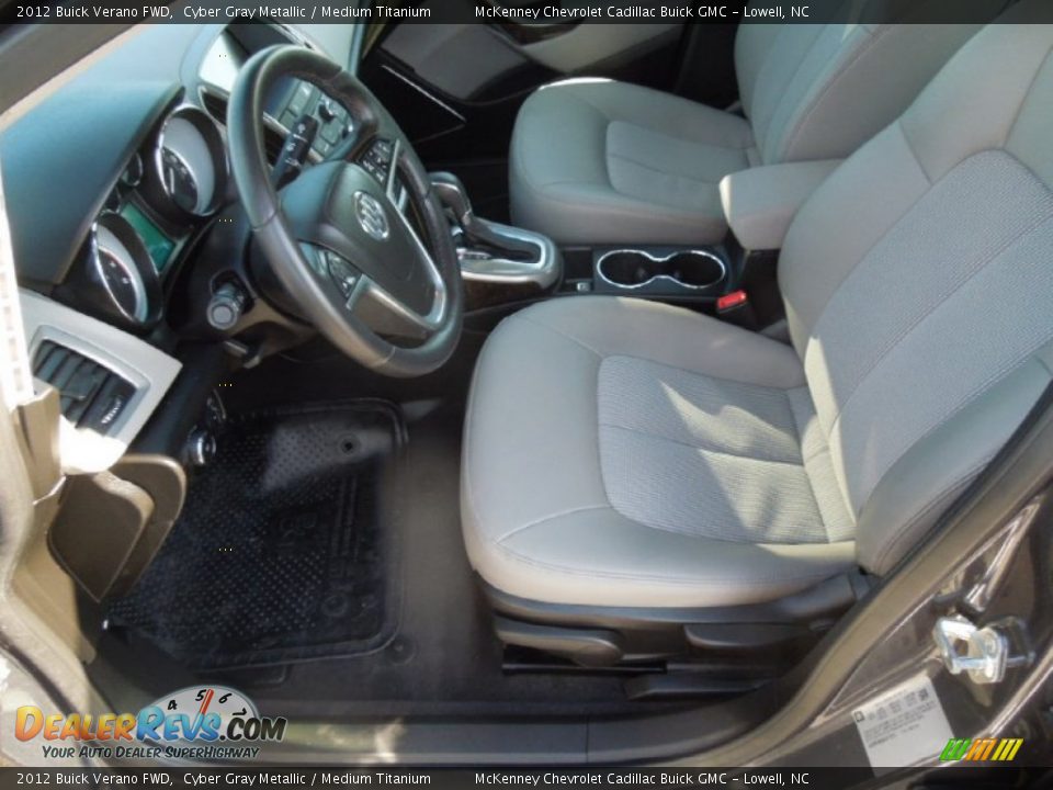 2012 Buick Verano FWD Cyber Gray Metallic / Medium Titanium Photo #8