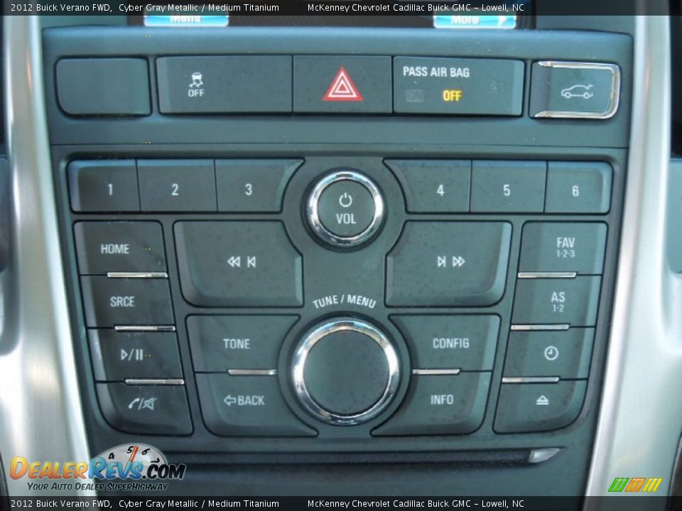 2012 Buick Verano FWD Cyber Gray Metallic / Medium Titanium Photo #15