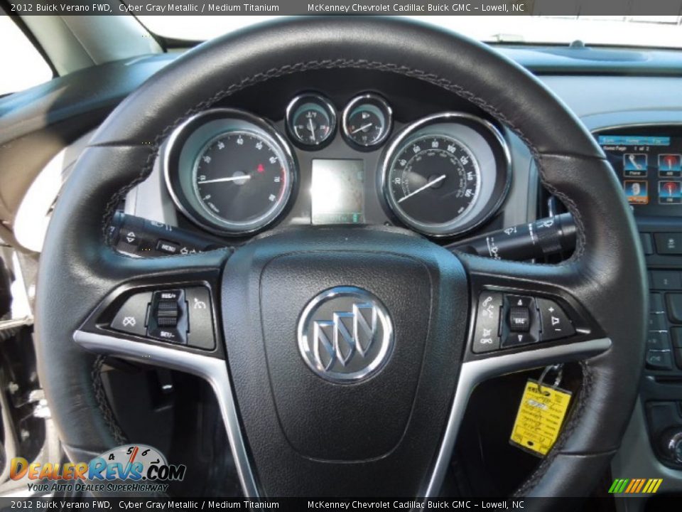 2012 Buick Verano FWD Cyber Gray Metallic / Medium Titanium Photo #16