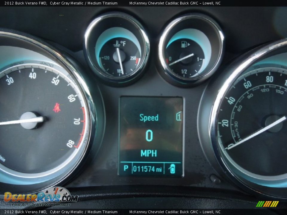2012 Buick Verano FWD Cyber Gray Metallic / Medium Titanium Photo #17