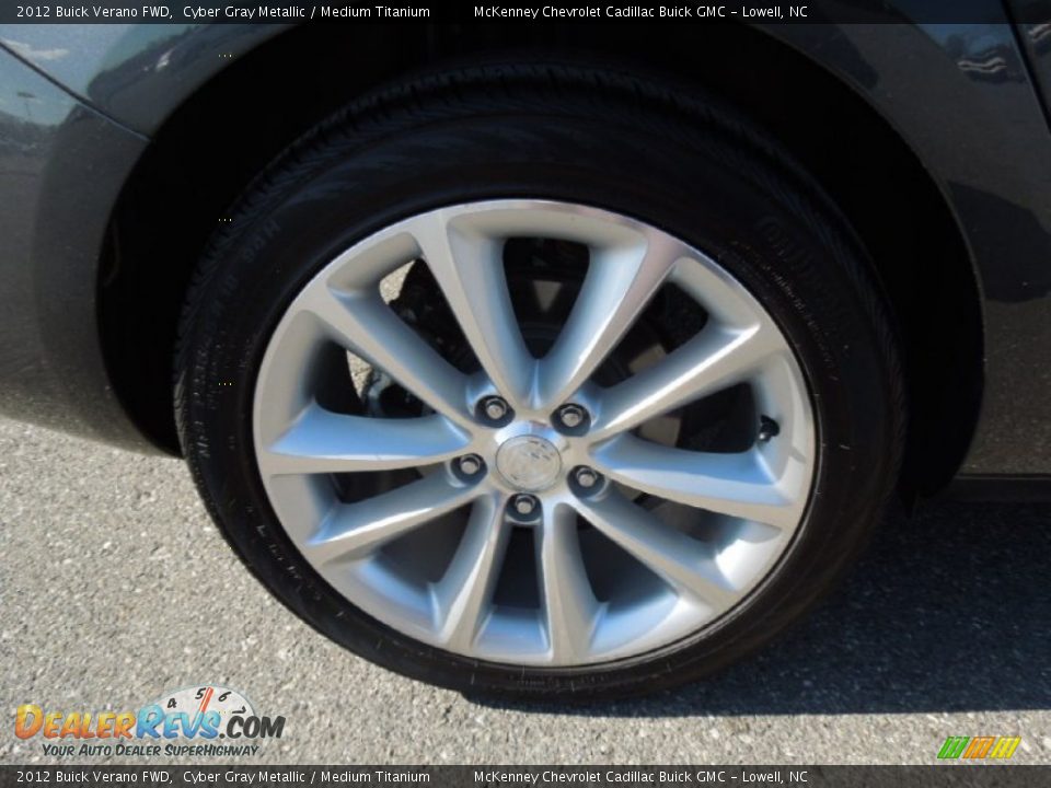 2012 Buick Verano FWD Cyber Gray Metallic / Medium Titanium Photo #22