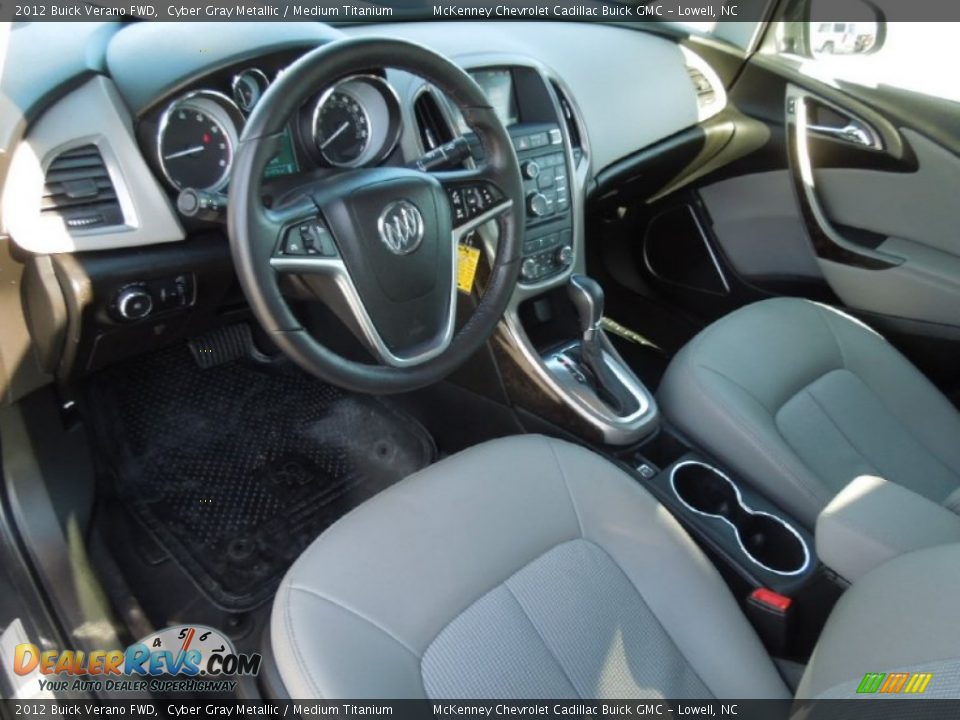 2012 Buick Verano FWD Cyber Gray Metallic / Medium Titanium Photo #24