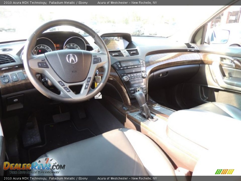 2010 Acura MDX Technology Palladium Metallic / Ebony Photo #12