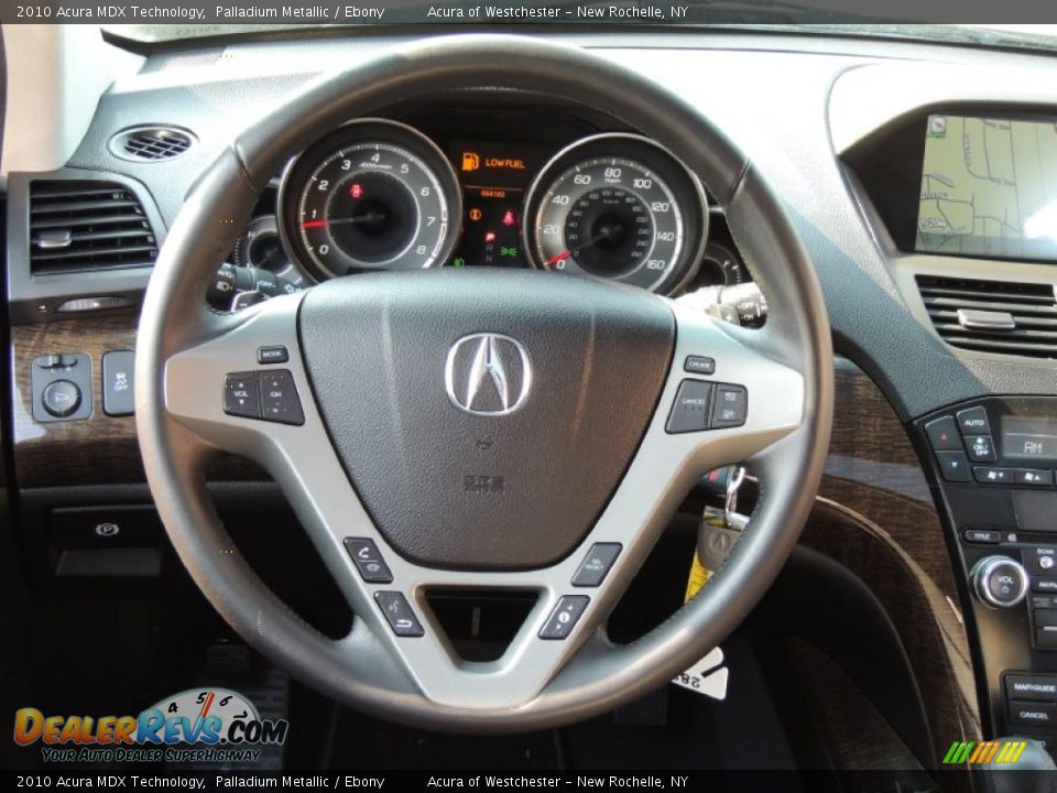 2010 Acura MDX Technology Palladium Metallic / Ebony Photo #14